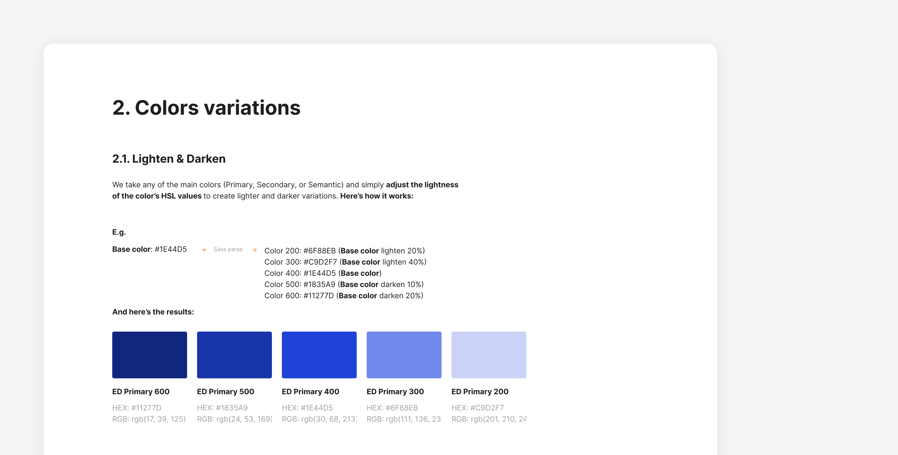 Color system